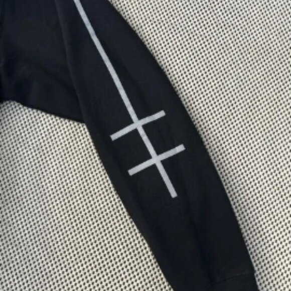 Marilyn Manson Heaven Upside Down Cross Metal Merch Full Zip Hoodie Size Large - Picture 6 of 8